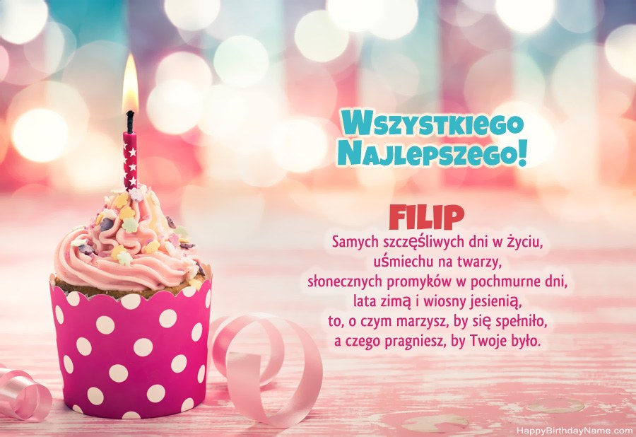 Descargar Happy Birthday card Filip gratis
