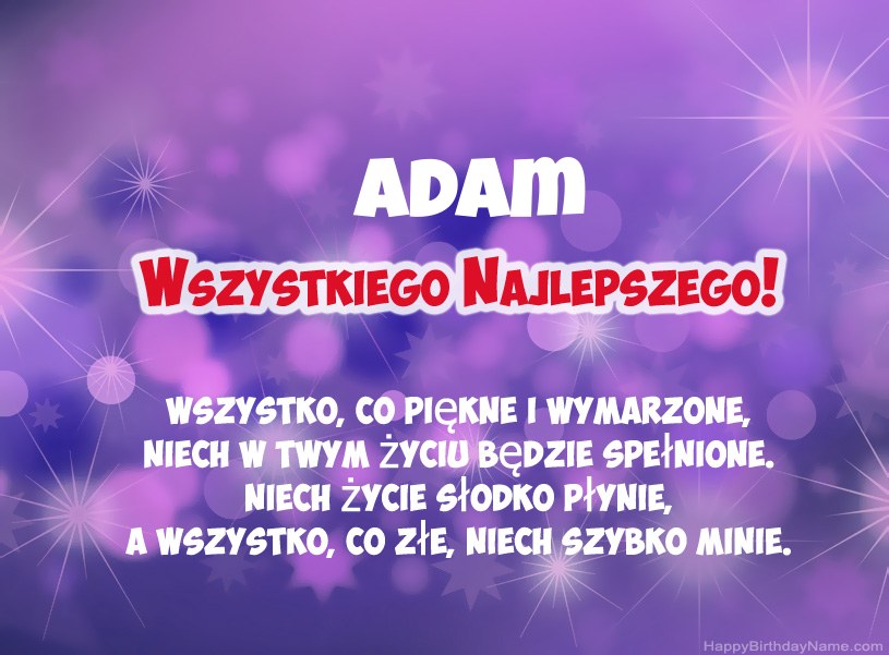 Hermosas imágenes para el feliz cumpleaños de Adam
