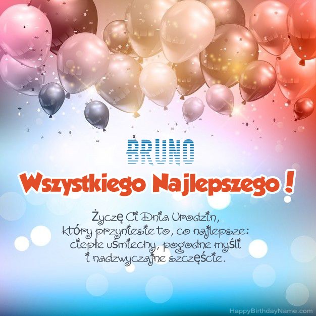 Poemas en cumpleaños para Bruno