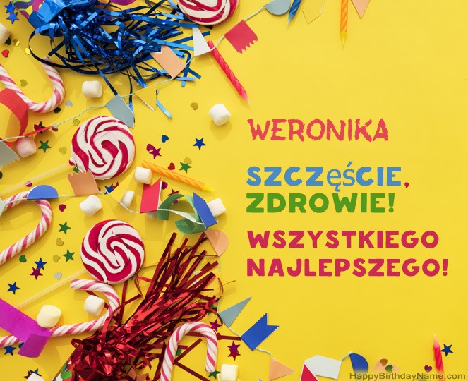 Feliz Cumpleaños Weronika fotos