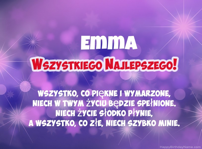Hermosas imágenes para el feliz cumpleaños de Emma