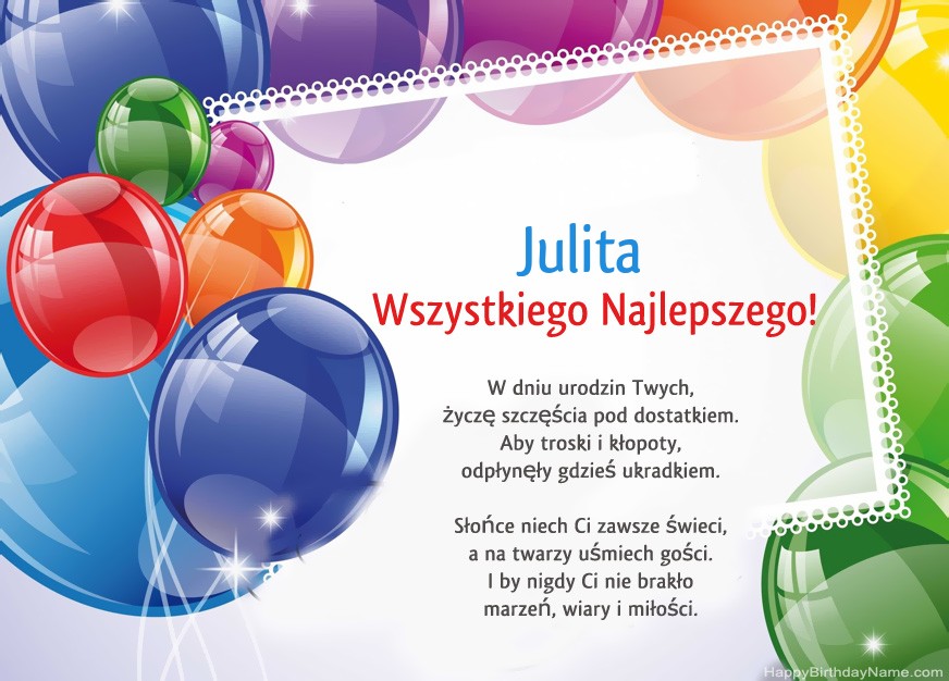 Feliz Cumpleaños Julita!