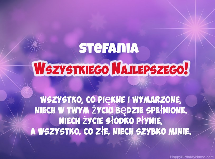 Hermosas imágenes para el feliz cumpleaños de Stefania