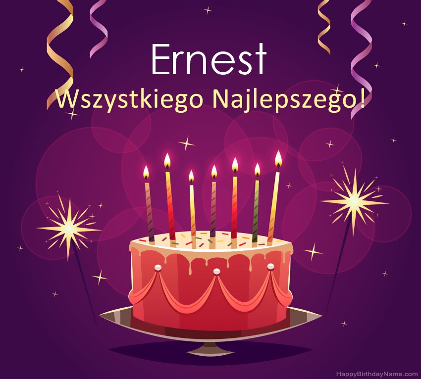 Saludos graciosos para feliz cumpleaños Ernest fotos