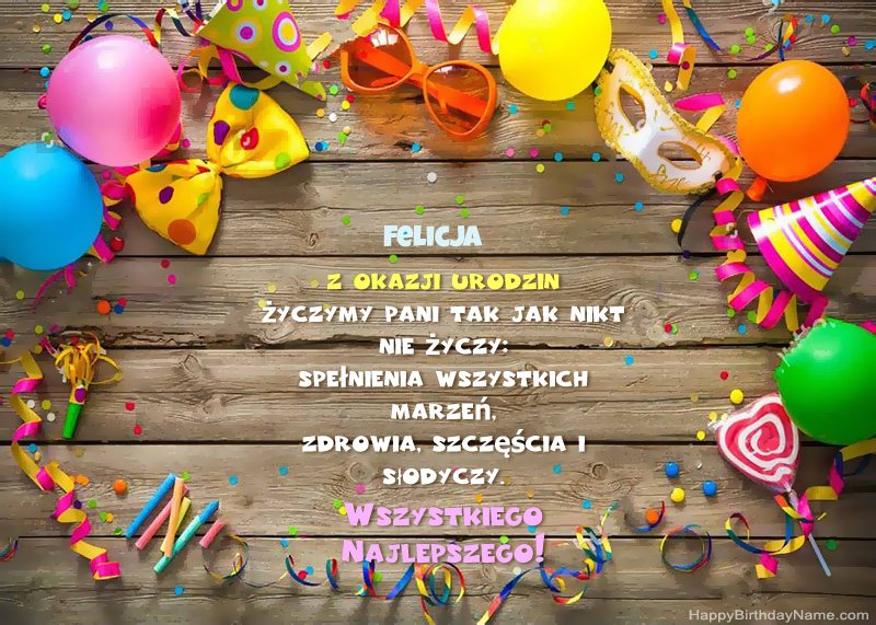 Feliz cumpleaños Felicja photo