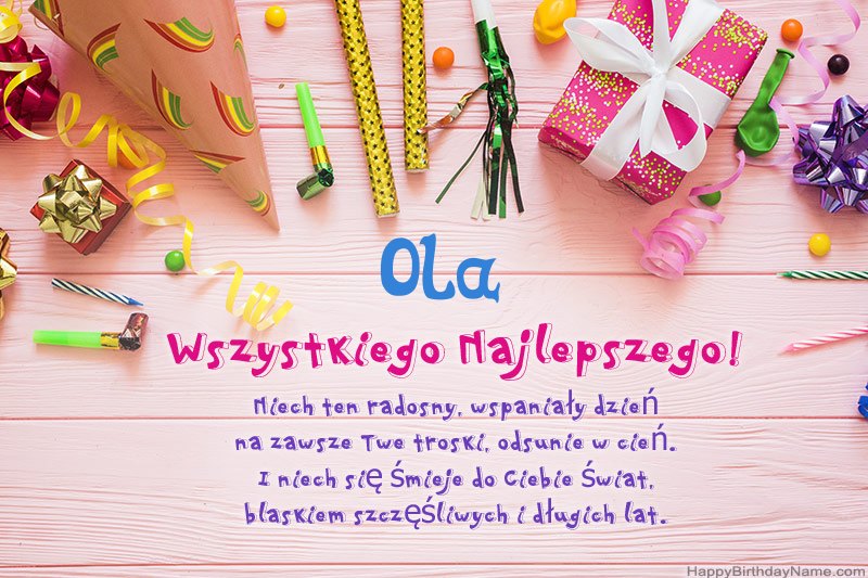 Descargar Happy Birthday card Ola gratis
