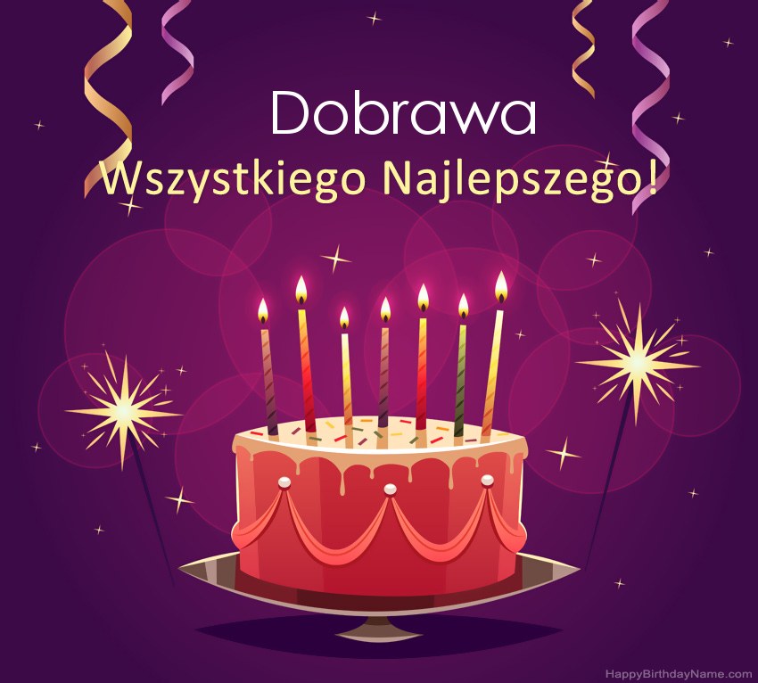 Saludos graciosos para feliz cumpleaños Dobrawa fotos
