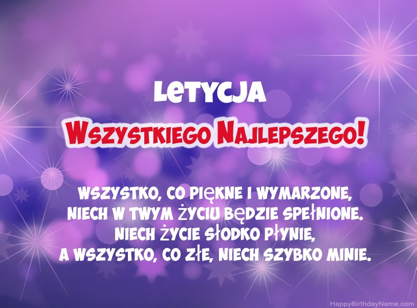 Hermosas imágenes para el feliz cumpleaños de Letycja