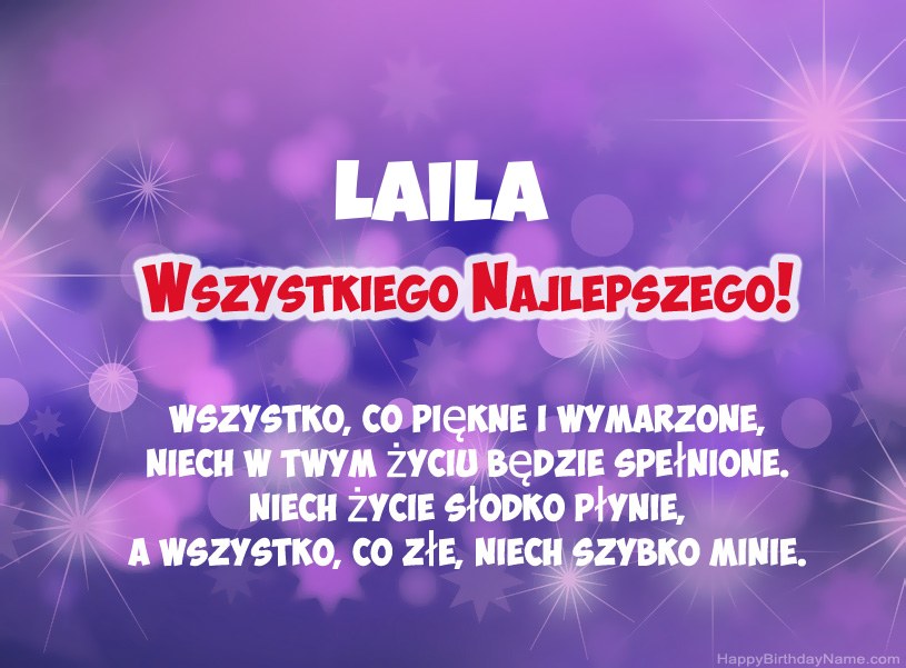 Hermosas imágenes para el feliz cumpleaños de Laila