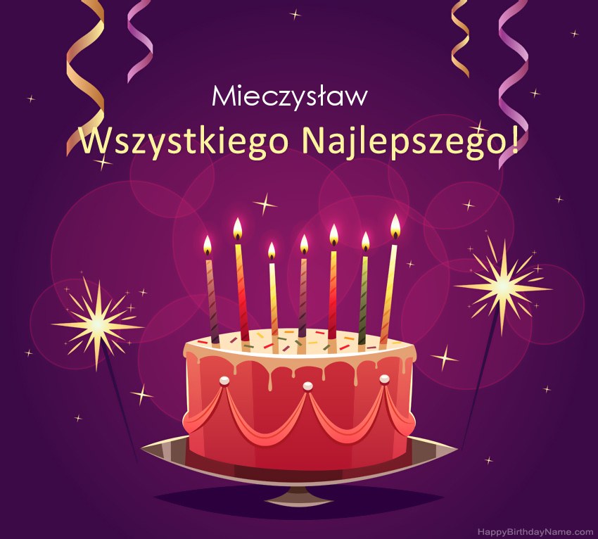 Saludos graciosos para feliz cumpleaños Mieczysław fotos