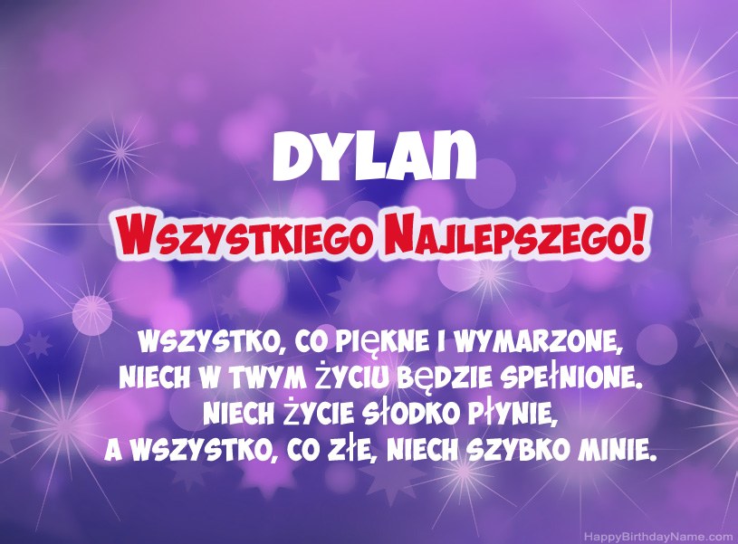Hermosas imágenes para el feliz cumpleaños de Dylan