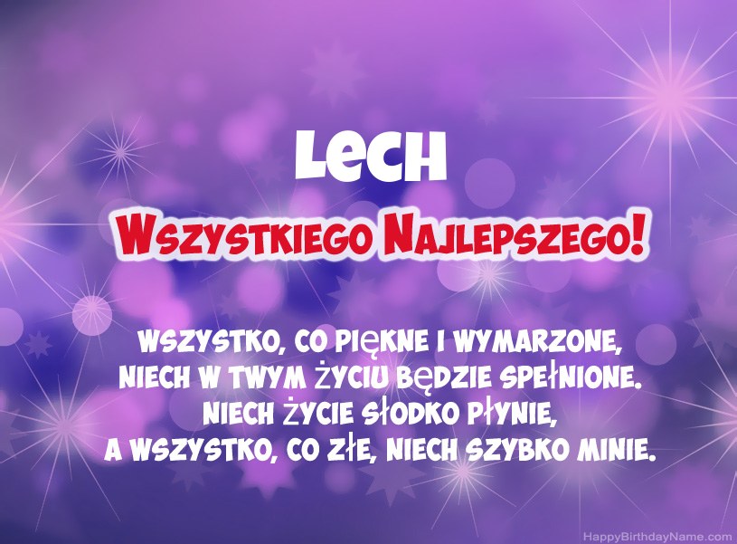 Hermosas imágenes para el feliz cumpleaños de Lech