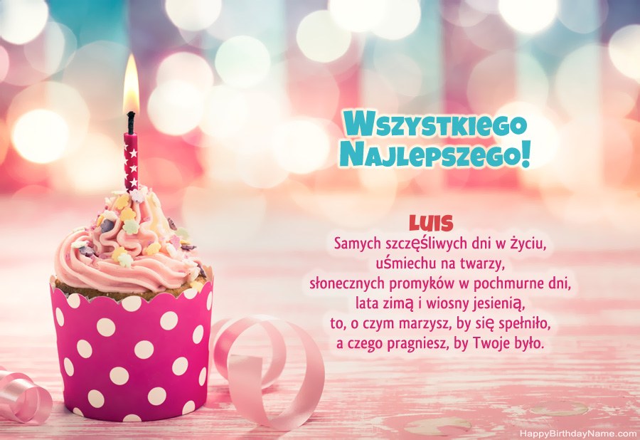 Descargar Happy Birthday card Luis gratis