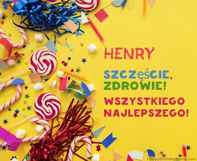 Feliz Cumpleaños Henry fotos