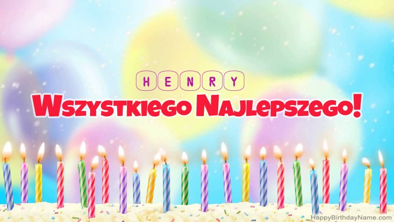 Divertidas tarjetas de feliz cumpleaños para Henry