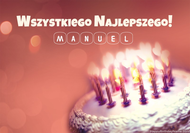 Feliz Cumpleaños Para Ti Manuel imágenes