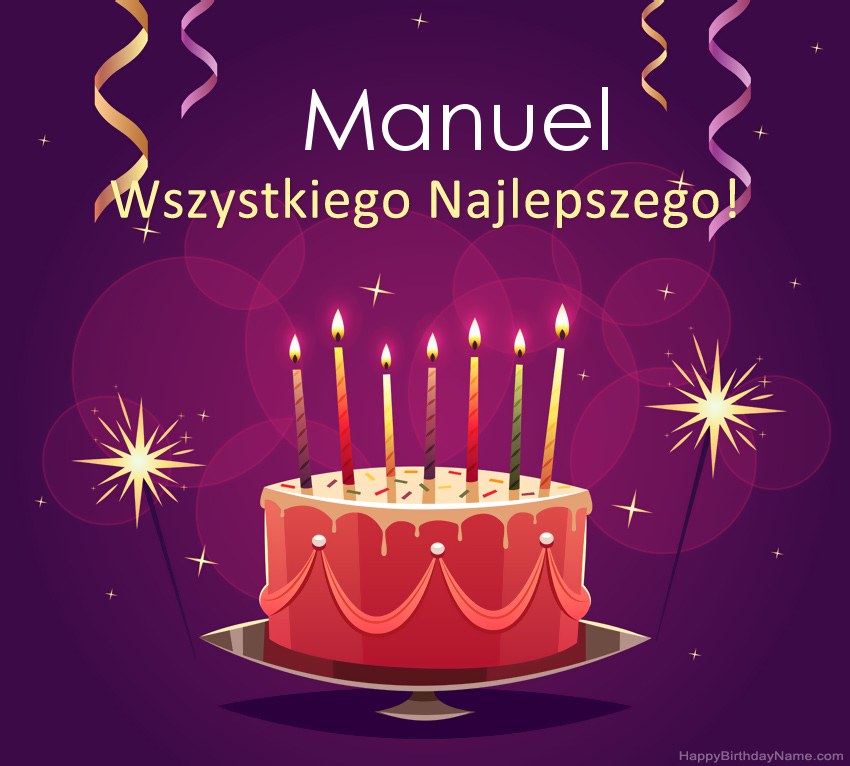 Saludos graciosos para feliz cumpleaños Manuel fotos