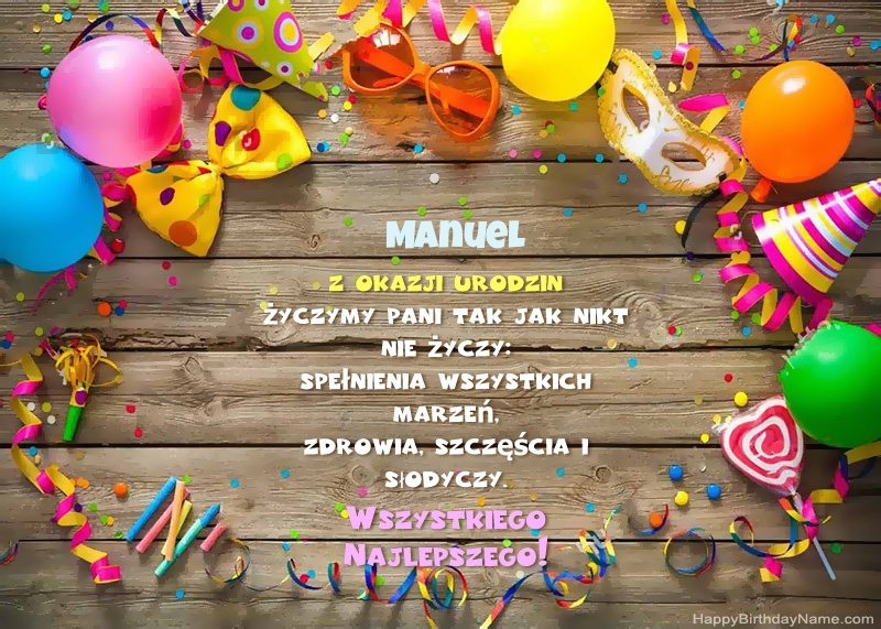 Feliz cumpleaños Manuel photo