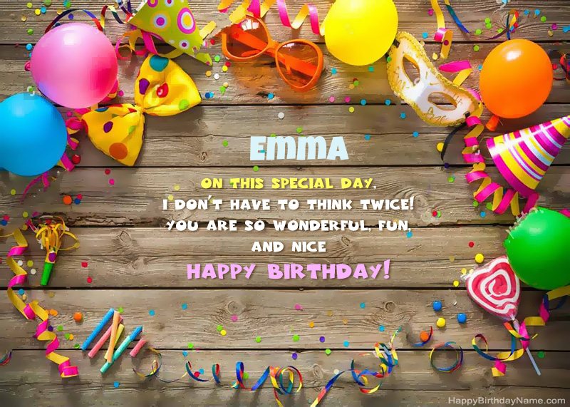 Happy Birthday Emma photo
