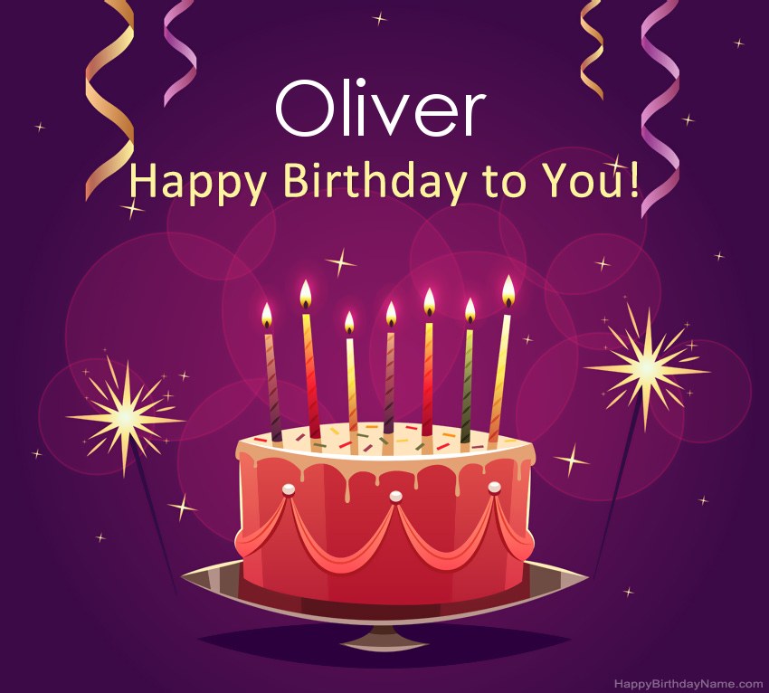 Funny greetings for Happy Birthday Oliver pictures