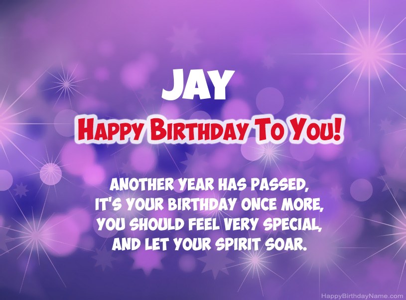 Beautiful pictures for Happy Birthday of Jay
