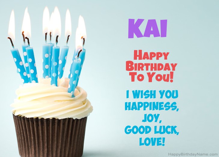 Congratulations for Happy Birthday of Kai Congratulations for Happy Birthday of Kai