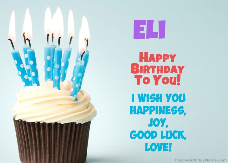 Congratulations for Happy Birthday of Eli