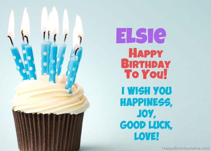 Congratulations for Happy Birthday of Elsie Congratulations for Happy Birthday of Elsie