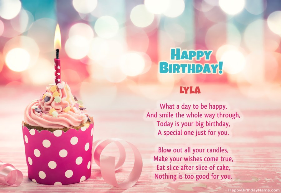 Download Happy Birthday card Lyla free Download Happy Birthday card Lyla free