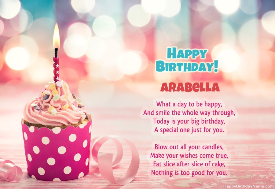 Download Happy Birthday card Arabella free Download Happy Birthday card Arabella free