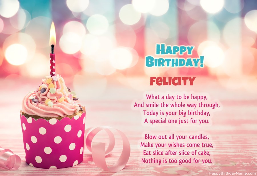 Download Happy Birthday card Felicity free