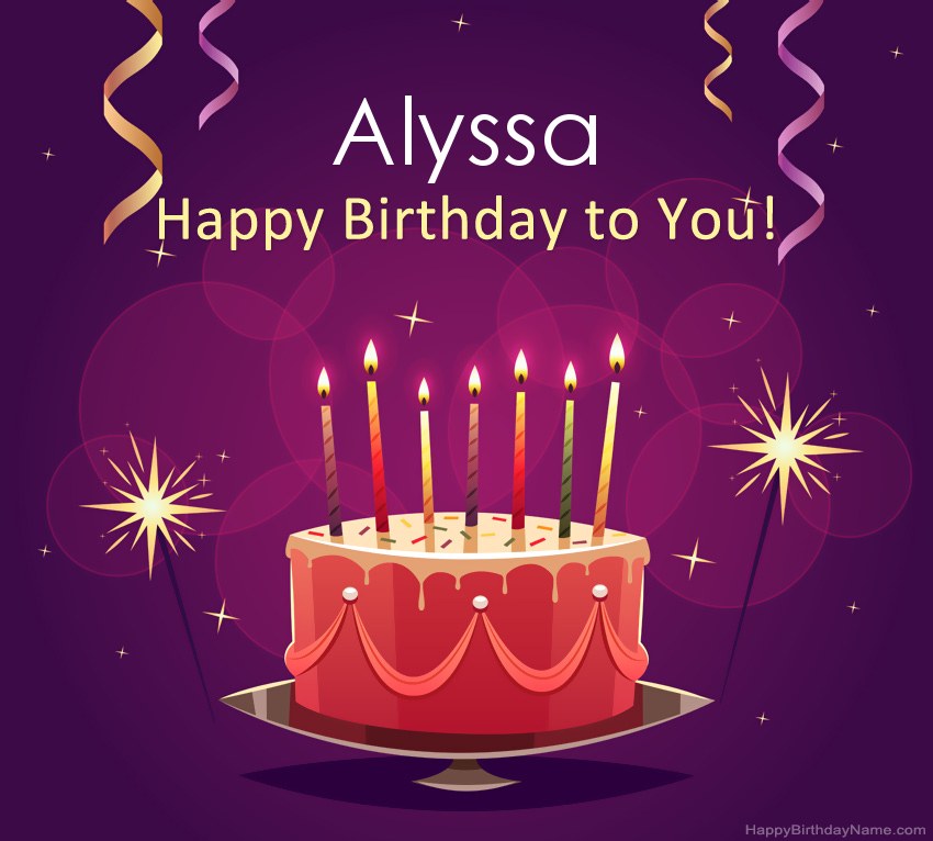 Funny greetings for Happy Birthday Alyssa pictures
