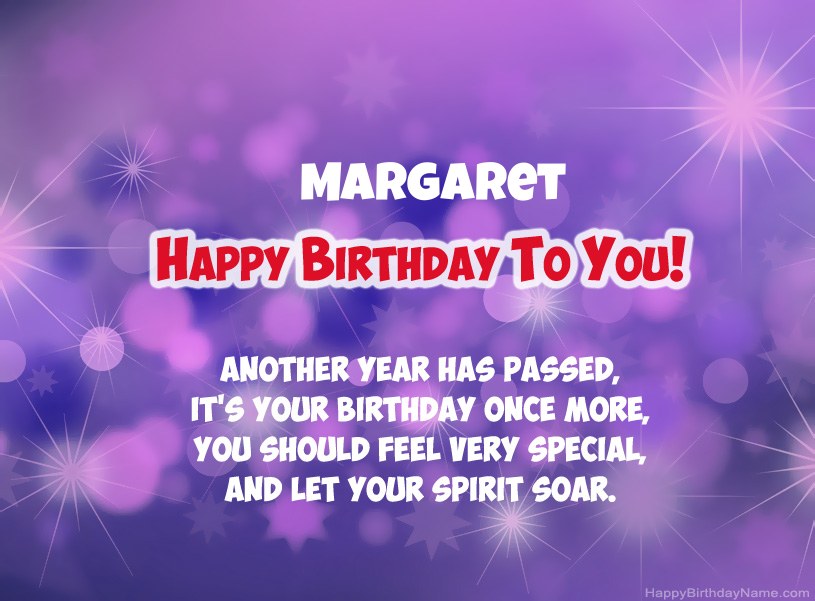 Beautiful pictures for Happy Birthday of Margaret Beautiful pictures for Happy Birthday of Margaret