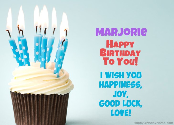 Congratulations for Happy Birthday of Marjorie Congratulations for Happy Birthday of Marjorie