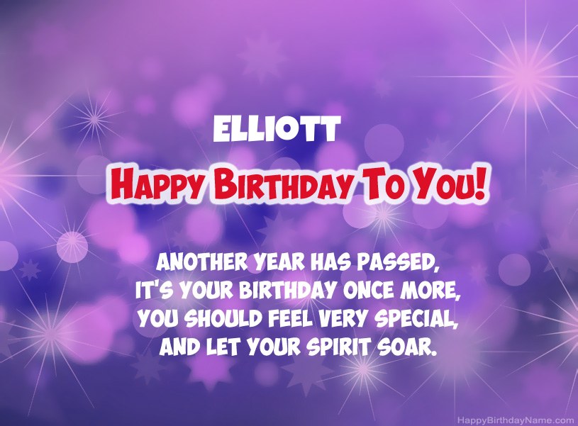 Beautiful pictures for Happy Birthday of Elliott Beautiful pictures for Happy Birthday of Elliott