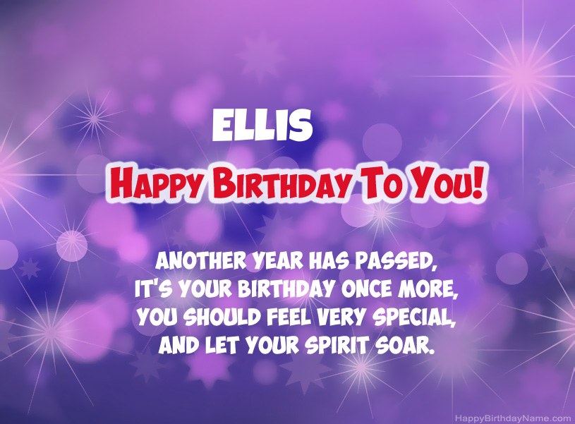 Beautiful pictures for Happy Birthday of Ellis Beautiful pictures for Happy Birthday of Ellis