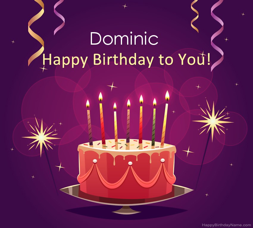 Funny greetings for Happy Birthday Dominic  pictures