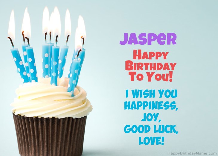 Congratulations for Happy Birthday of Jasper 