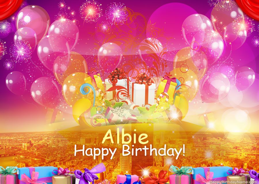 Funny pictures Happy Birthday Albie 
