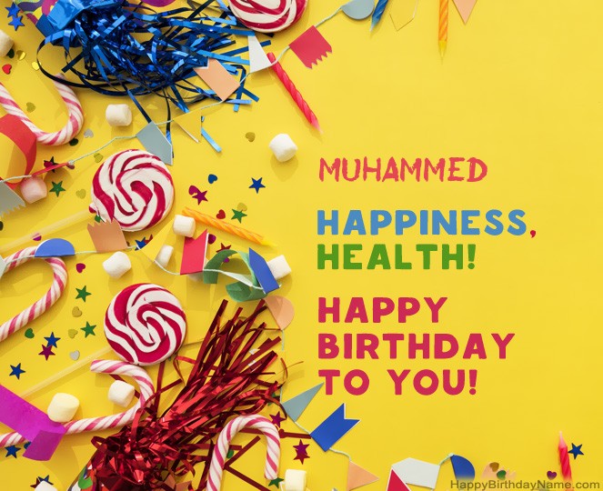 Happy Birthday Muhammed  pics