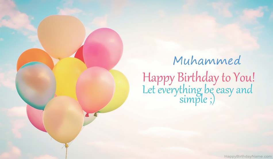 Happy Birthday Muhammed  images