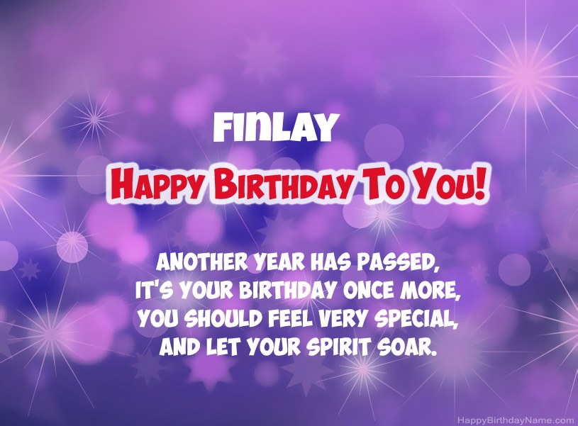 Beautiful pictures for Happy Birthday of Finlay Beautiful pictures for Happy Birthday of Finlay