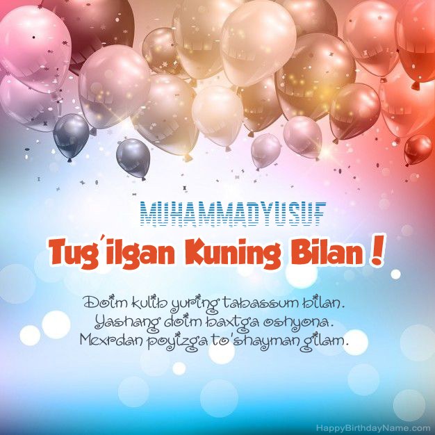 Muhammadyusuf uchun tug