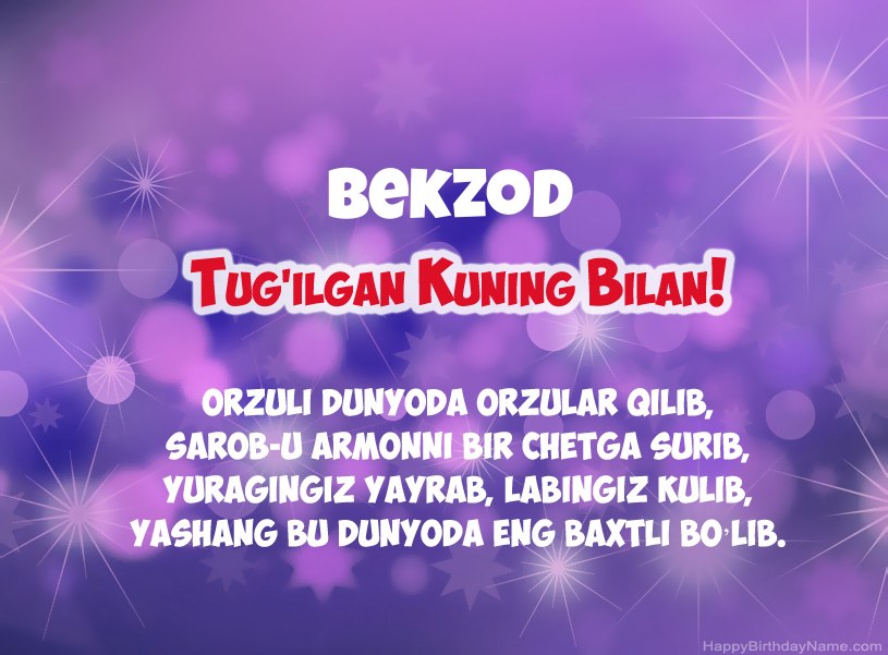 Bekzod tug