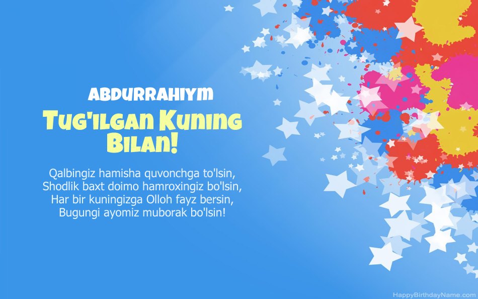 Abdurrahiym tug Abdurrahiym tug