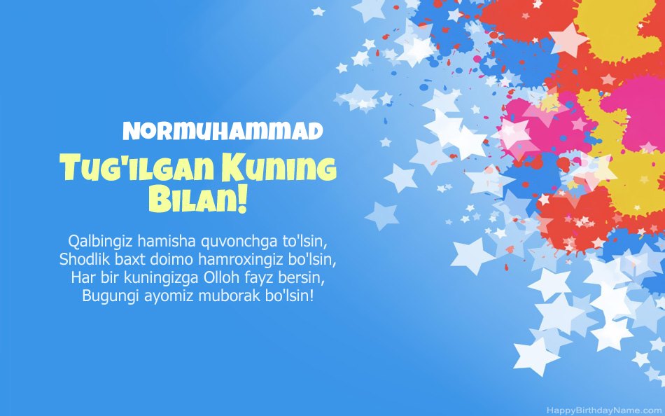 Normuhammad tug