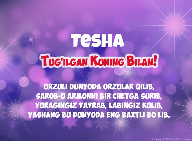 Tesha tug