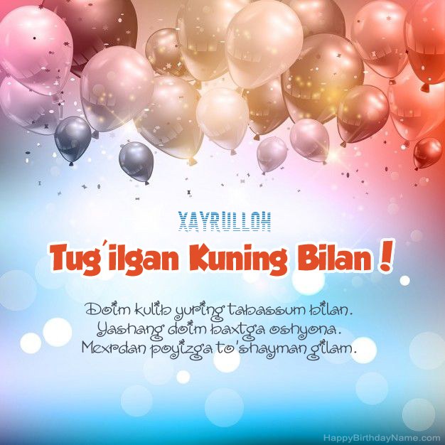 Xayrulloh uchun tug