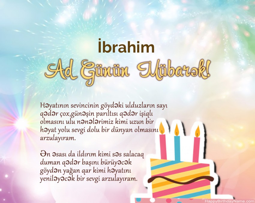 Müqəddəs Doğum İbrahim ayədə