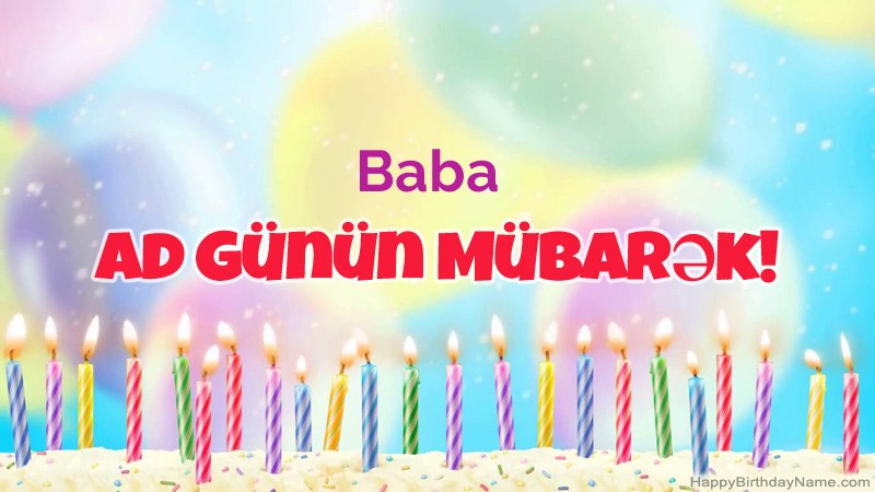 Baba üçün Funny Happy Birthday kartları
